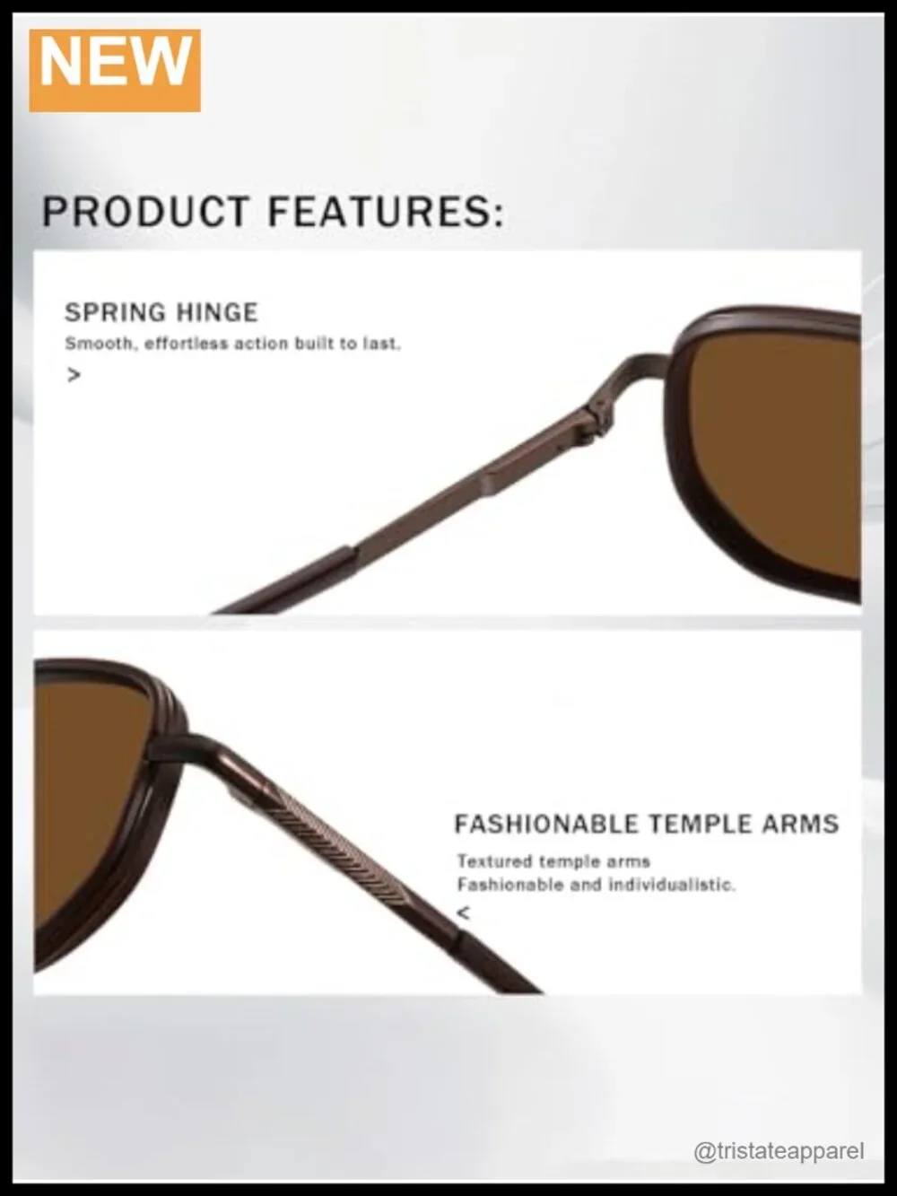 Polarized Aviator Sunglasses Women Retro Square Metal Frame UV400 Driving Beach